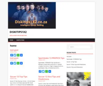 Diskitips1X2.co.za Screenshot