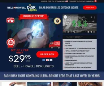 Disklights.ca(BELL & HOWELL Disk Lights) Screenshot