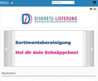 Diskrete-Lieferung.ch(Der Onlineshop für Ovulationstest) Screenshot