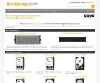 Diskstorageworks.com(HGST Storage Products & Solutions) Screenshot