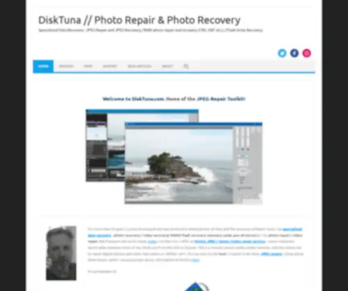 Disktuna.com(RAW photo repair and recovery (CR2) Screenshot