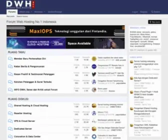 Diskusiwebhosting.com(Forum Web Hosting No.1 Indonesia) Screenshot