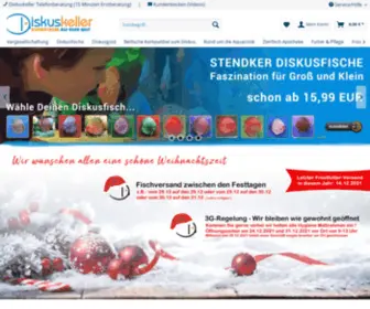 Diskuskeller.de(Diskusfische online kaufen) Screenshot