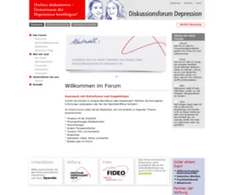 Diskussionsforum-Depression.de(Diskussionsforum Depression) Screenshot