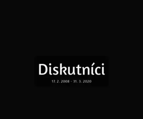Diskutnici.cz(Diskutníci) Screenshot