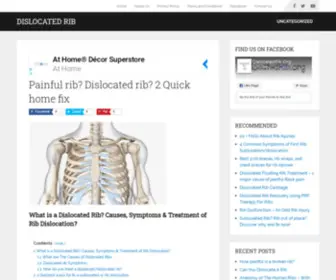Dislocatedrib.org(Dislocated rib) Screenshot