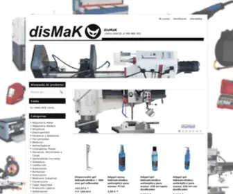 Dismak.com(DisMaK todo en maquinaria y equipamiento industrial) Screenshot