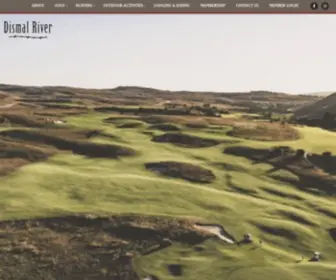 Dismalriver.com(Dismal River Club) Screenshot