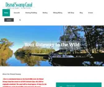 Dismalswampwelcomecenter.com(Dismal Swamp Canal Welcome Center) Screenshot