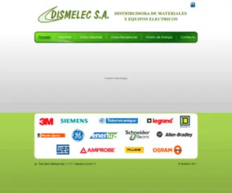 Dismelec.net(DISTRIBUIDORA DE MATERIALES Y EQUIPOS ELECTRICOS) Screenshot