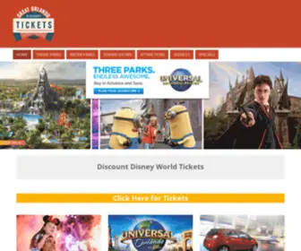 Disney-Hotel.com(Orlando Discount Attraction Tickets & More) Screenshot