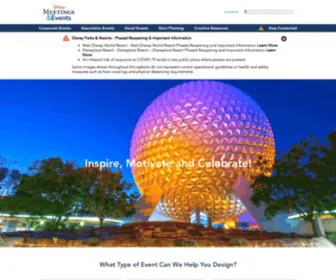 Disneyconventiontickets.com(Corporate Events) Screenshot