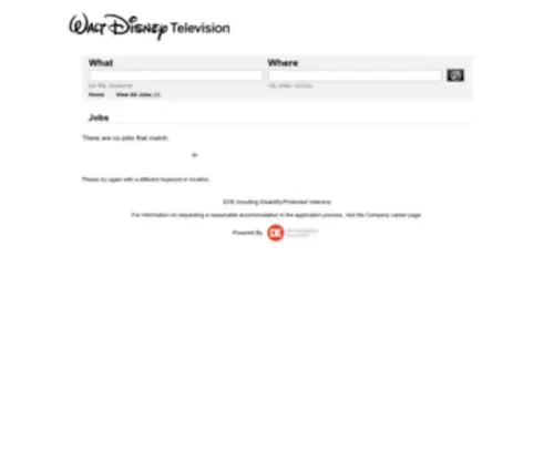 DisneyABC.jobs(Walt Disney Television Jobs) Screenshot
