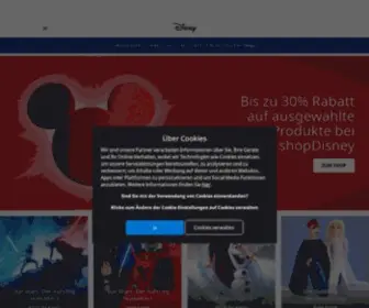 Disney.at(Disney Deutschland) Screenshot