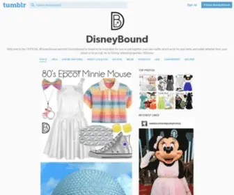 Disneybound.co(The OFFICIAL) Screenshot