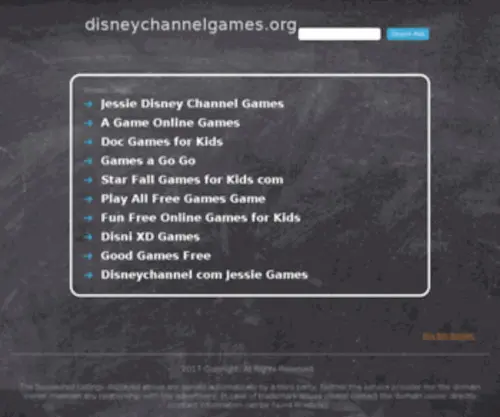Disneychannelgames.org(Disney Channel Games) Screenshot