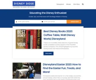 Disneydose.com(Disney Dose) Screenshot