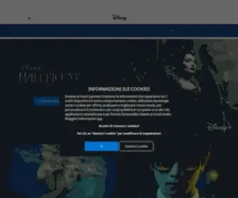 Disney.it(Il sito ufficiale dell'universo Disney) Screenshot