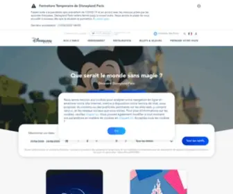 Disneylandparis.fr(Sejour Disney) Screenshot