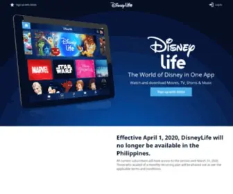 Disneylife.ph(The official website for all things Disney) Screenshot