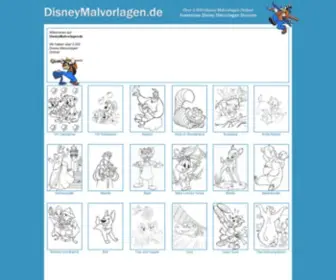 Disneymalvorlagen.de(Disney Malvorlagen) Screenshot