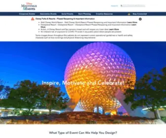 Disneymeetingsandevents.com(Corporate Events) Screenshot