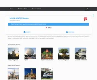 Disneyparkscripts.com(Disney Parks Script Central) Screenshot