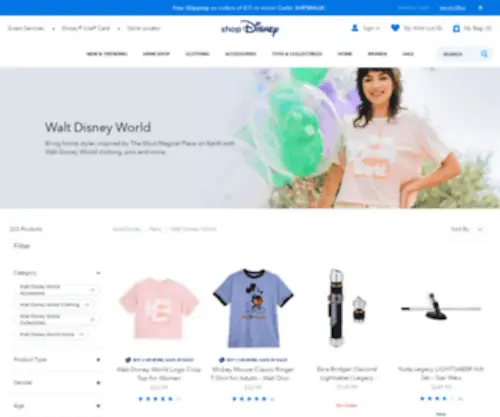 Disneyparksmerchandise.com(Collections By Disney) Screenshot