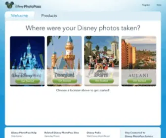 Disneyphotopass.com(Disney's PhotoPass) Screenshot