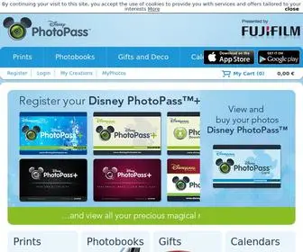 Disneyphotopass.eu(Disneyland® Paris) Screenshot