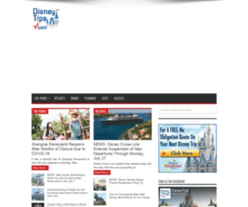 DisneyQuestions.com(Answers to Disney Theme Park Questions) Screenshot