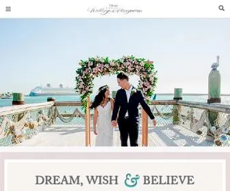 Disneyweddings.com(Disney's Fairy Tale Weddings & Honeymoons) Screenshot