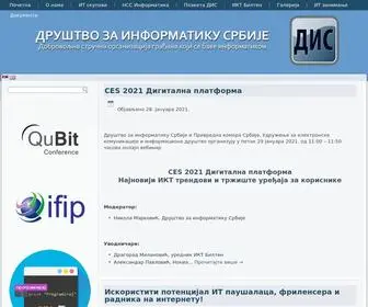 Dis.org.rs(Друштво) Screenshot