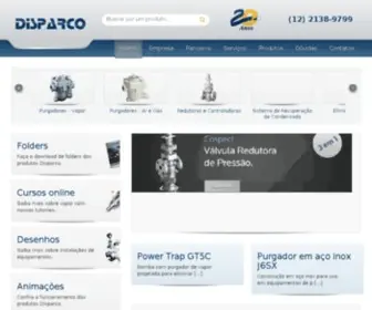 Disparco.com.br(Produtos, Sistemas e Controles para Fluídos Industriais) Screenshot