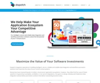 Dispatchintegration.com(Cloud Data Integration & Workflow Automation) Screenshot
