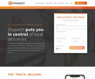 Dispatchit.com(On-Demand Delivery Service Company) Screenshot