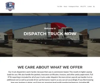 Dispatchtrucknow.com(Just another WordPress site) Screenshot