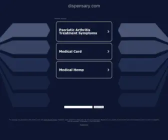 Dispensary.com(dispensary) Screenshot