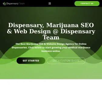 Dispensaryteam.com(Cannabis Dispensary & Marijuana SEO services provider Dispensary Team) Screenshot