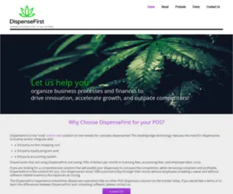 Dispensefirst.com(Cannabis Dispensary POS Software) Screenshot