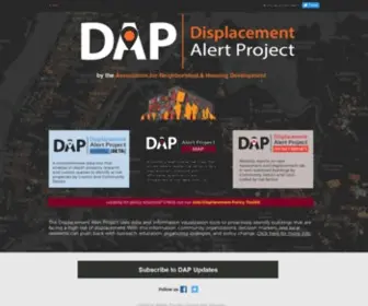 Displacementalert.org(Displacement Alert Project) Screenshot