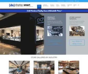 Display-Smart.com(Display Cases) Screenshot