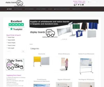 Displayboardsdirect.co.uk(Bespoke Whiteboards) Screenshot