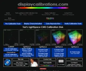 Displaycalibrations.com(Ted's LightSpace CMS Calibration Disk) Screenshot
