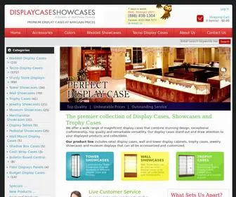 Displaycaseshowcases.com(Beautiful glass display cases and showcases) Screenshot