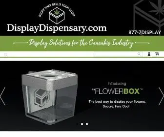 Displaydispensary.com(Cannabis Displays and Store Fixtures) Screenshot