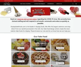 Displayfakefoods.com(Fake Food) Screenshot