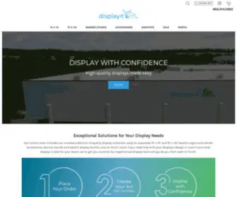 Displayit.com(Trade Show Displays by Displayit) Screenshot