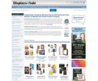 Displays4Sale.com(Designing, Mfg) Screenshot