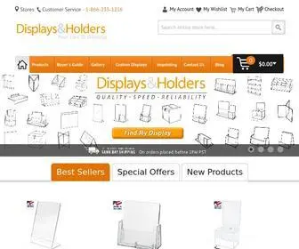 Displaysandholders.com(Displays) Screenshot